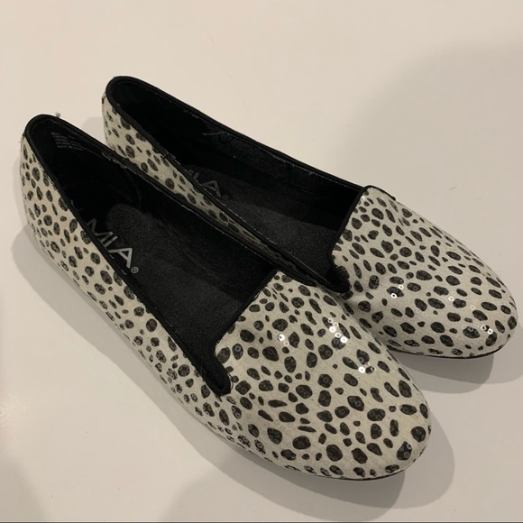 MIA sparkly animal print loafers - Picture 1 of 3
